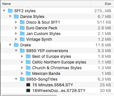 folder organization